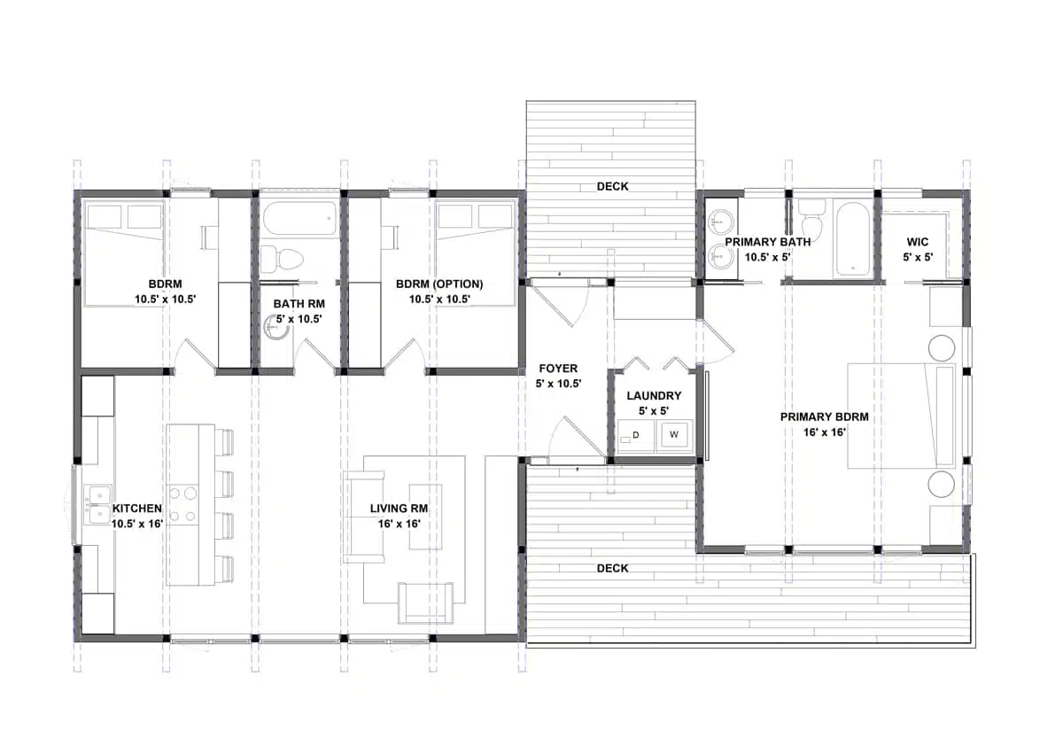 Cedar floor plan