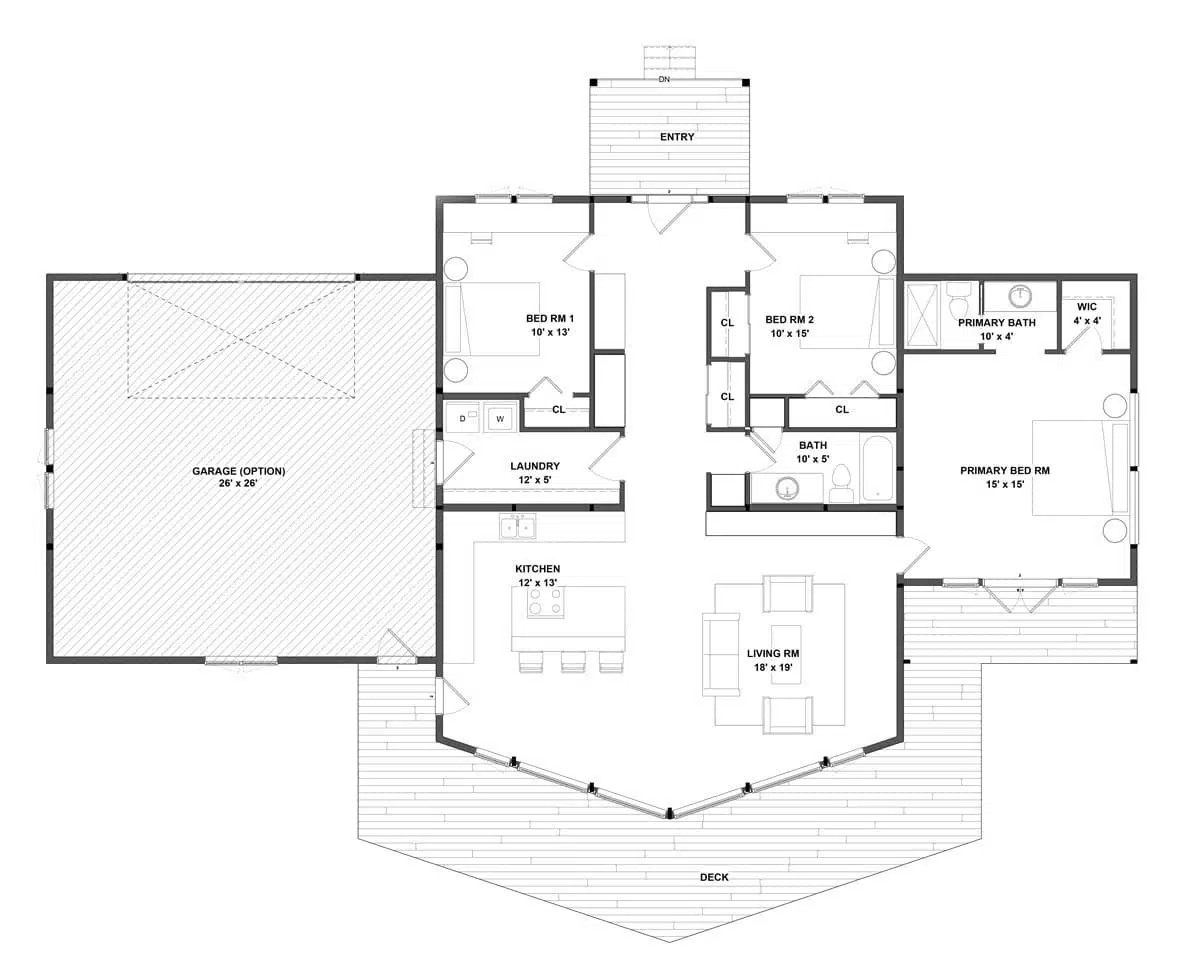 Bayside floor plan